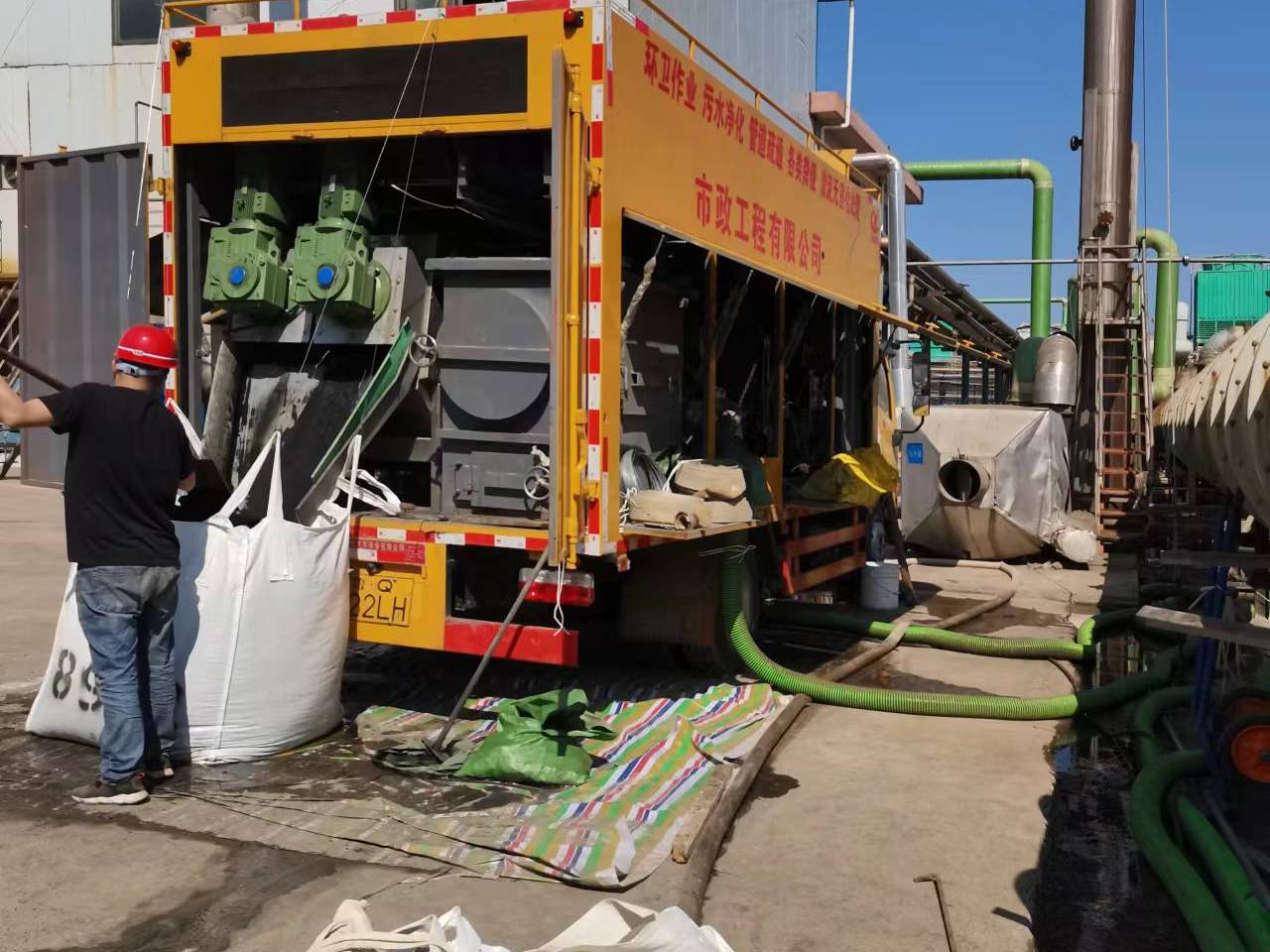 宝鸡淤泥压干处理